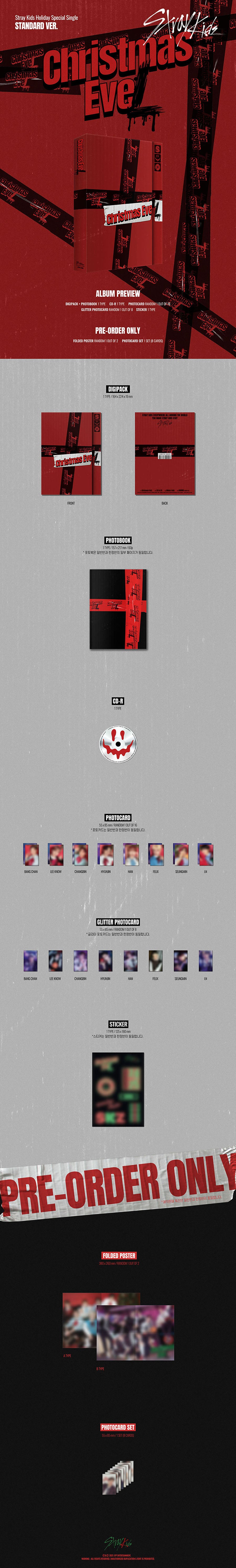 STRAY KIDS - HOLIDAY SPECIAL SINGLE ALBUM - CHRISTMAS EVEL