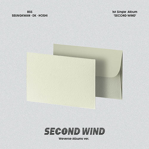 SEVENTEEN BSS - 1ST SINGLE ALBUM - SECOND WIND (WEVERSE ALBUM VER.)