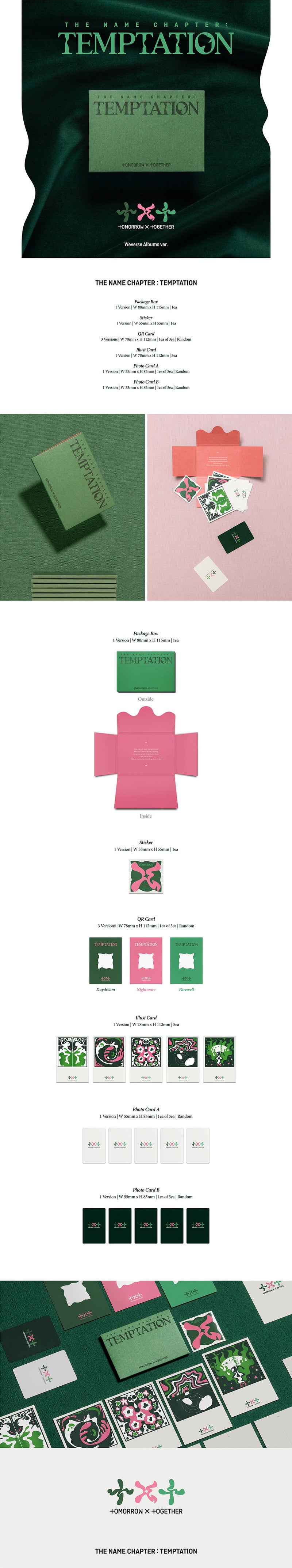 TXT - THE NAME CHAPTER: TEMPTATION (WEVERSE ALBUM VER.)