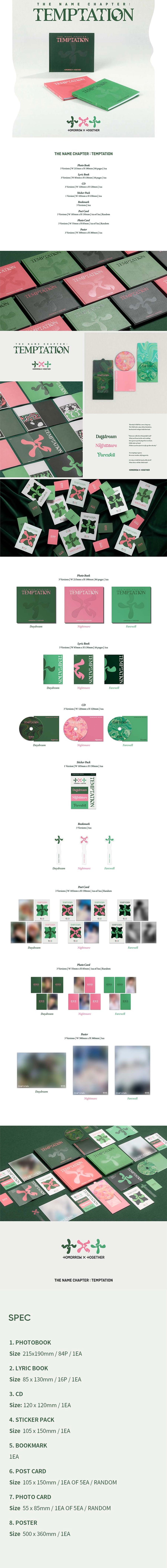 TXT - THE NAME CHAPTER: TEMPTATION - Oh Seoul Happy Albums