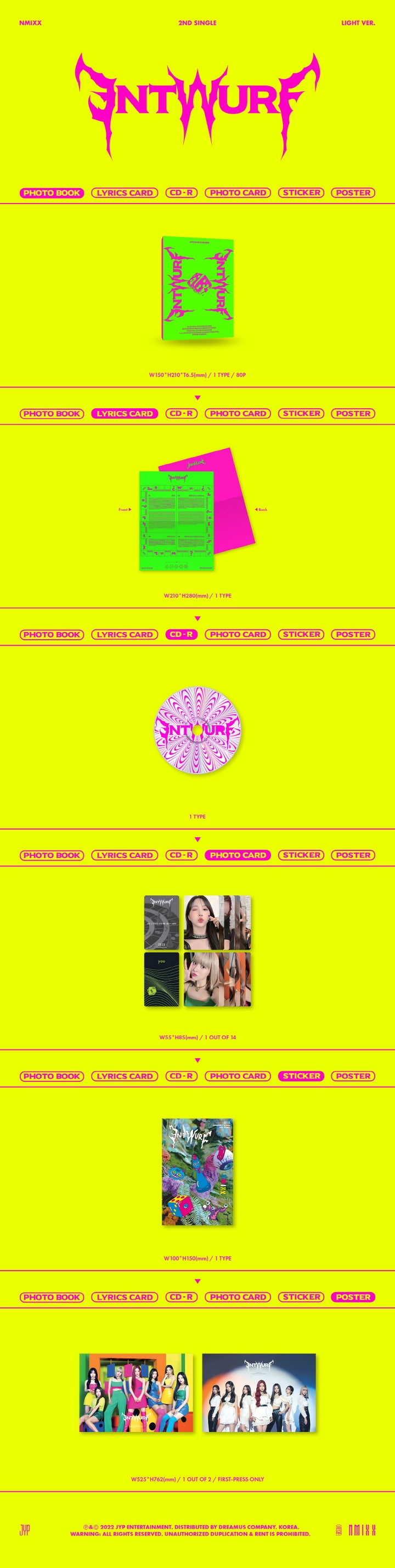 NMIXX - 2ND SINGLE ALBUM - ENTWURF (STANDARD VER.)