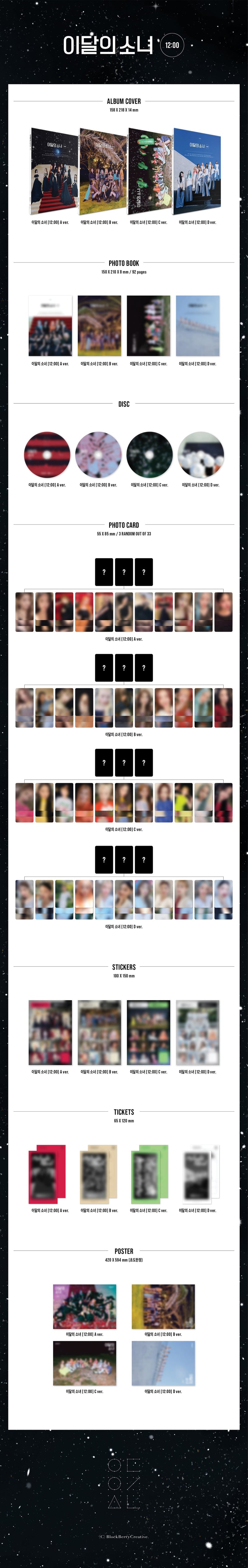 LOONA - 3RD MINI ALBUM - 12:00