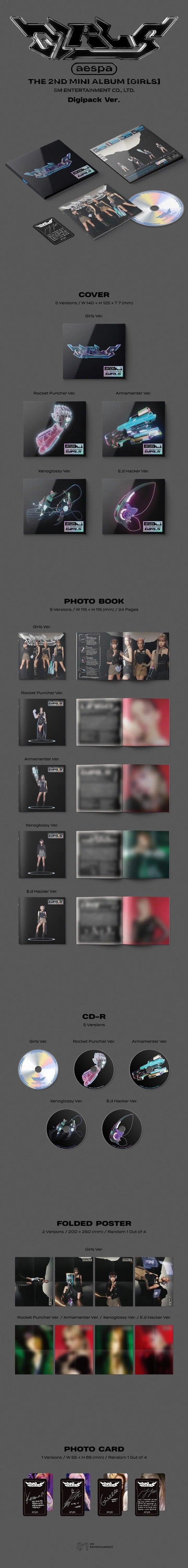 AESPA - 2ND MINI ALBUM - GIRLS (DIGIPACK VER.)