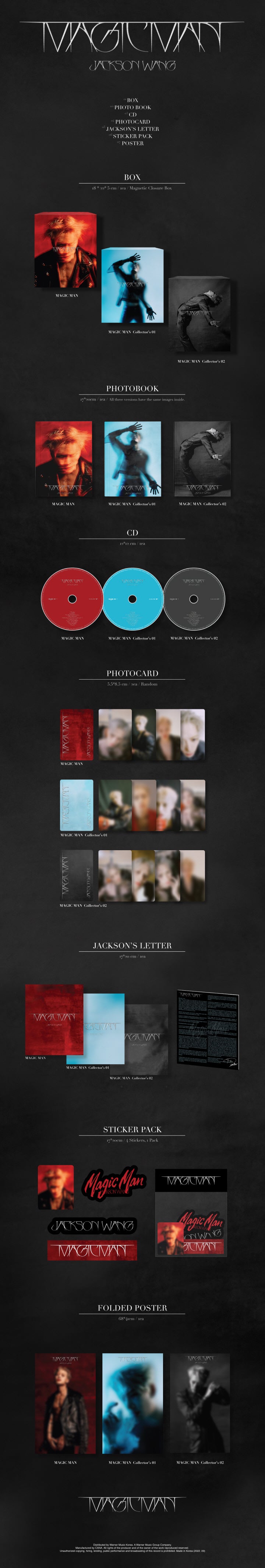 GOT7 - JACKSON WANG -  ALBUM - MAGIC MAN