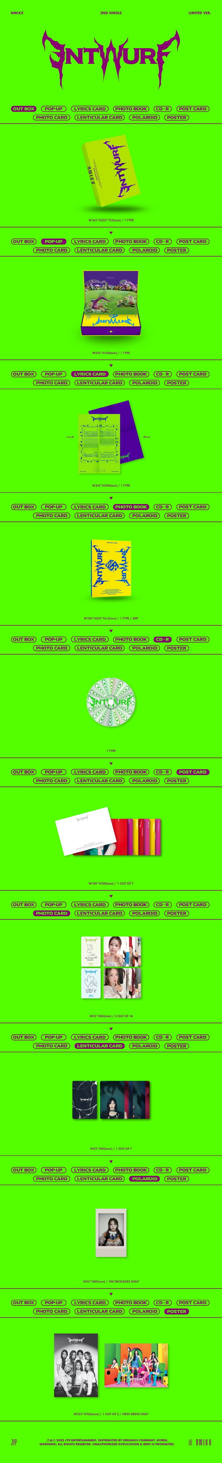 NMIXX - 2ND SINGLE ALBUM - ENTWURF (LIMITED VER.)