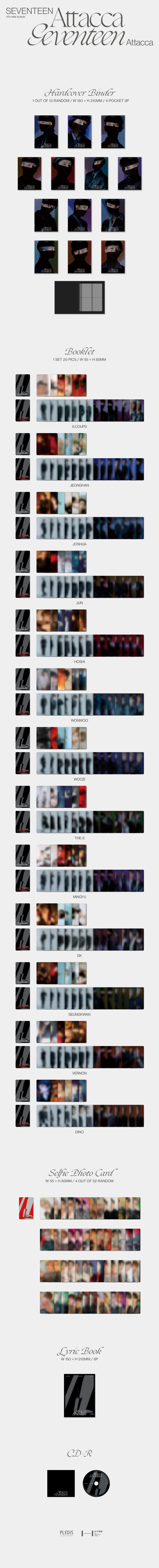 SEVENTEEN - 9TH MINI ALBUM - ATTACCA (CARAT VER.)