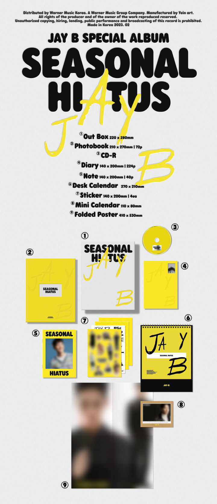 GOT7 - JAY B -  SPECIAL ALBUM - SEASONAL HIATUS