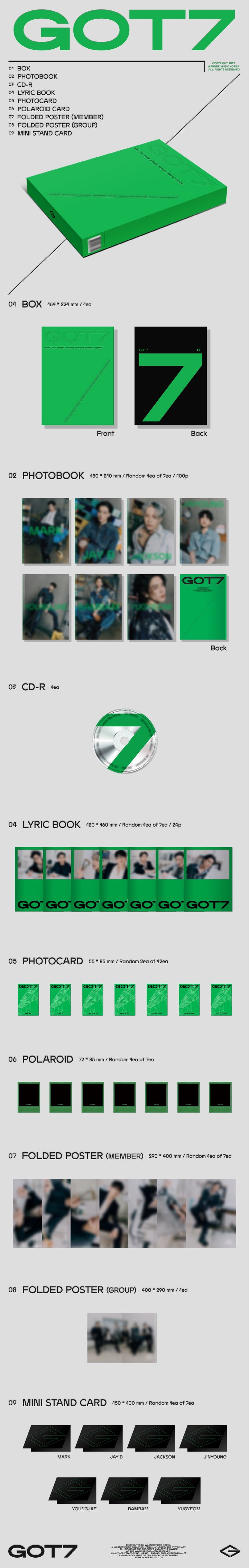 GOT7 - ALBUM - GOT7 (RANDOM VER.)