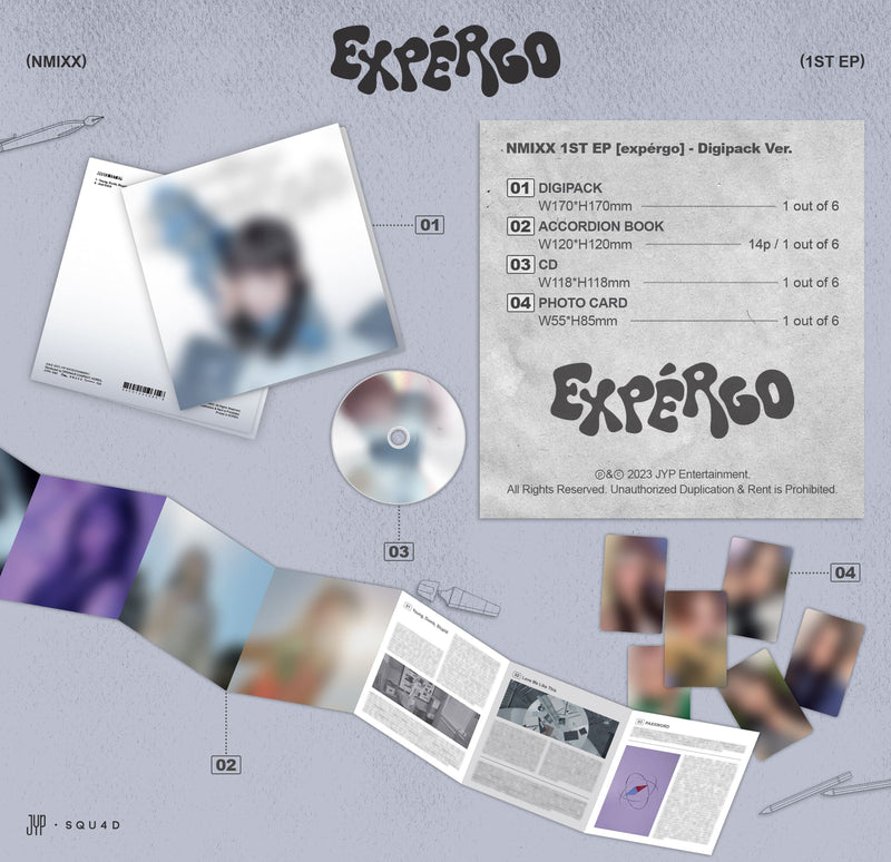 NMIXX - 1ST EP ALBUM - EXPERGO (DIGIPACK VER.)