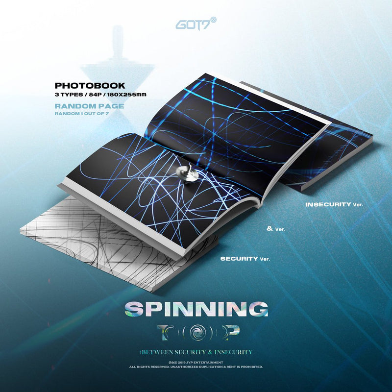 GOT7 - 9TH MINI ALBUM - SPINNING TOP (RANDOM VER.)
