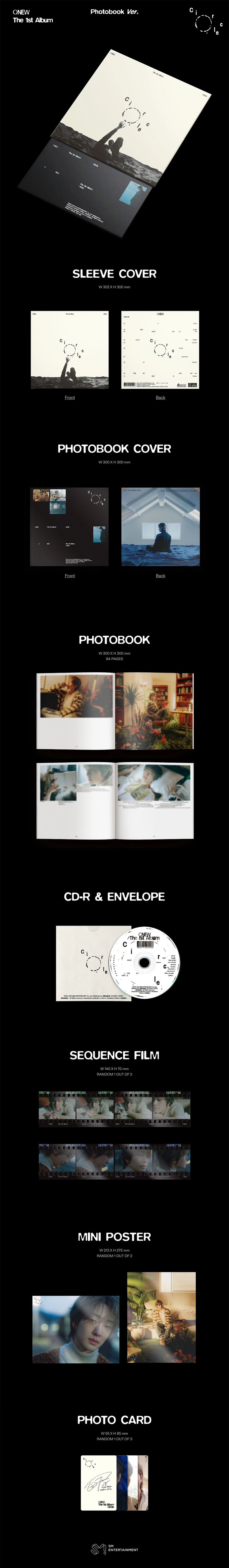 ONEW - SHINee - 1ST ALBUM - CIRCLE (PHOTOBOOK VER.)