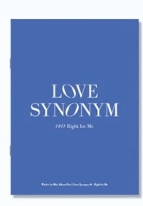 MONSTA X - WONHO - 1ST MINI ALBUM - LOVE SYNONYM 1. RIGHT FOR ME