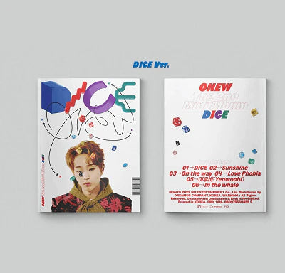 ONEW - SHINee - 2ND MINI ALBUM - DICE (PHOTOBOOK VER.)