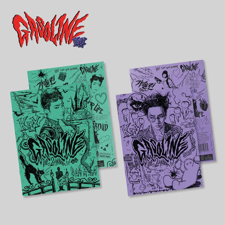 KEY - SHINee - 2ND ALBUM - GASOLINE (BOOKLET VER.)