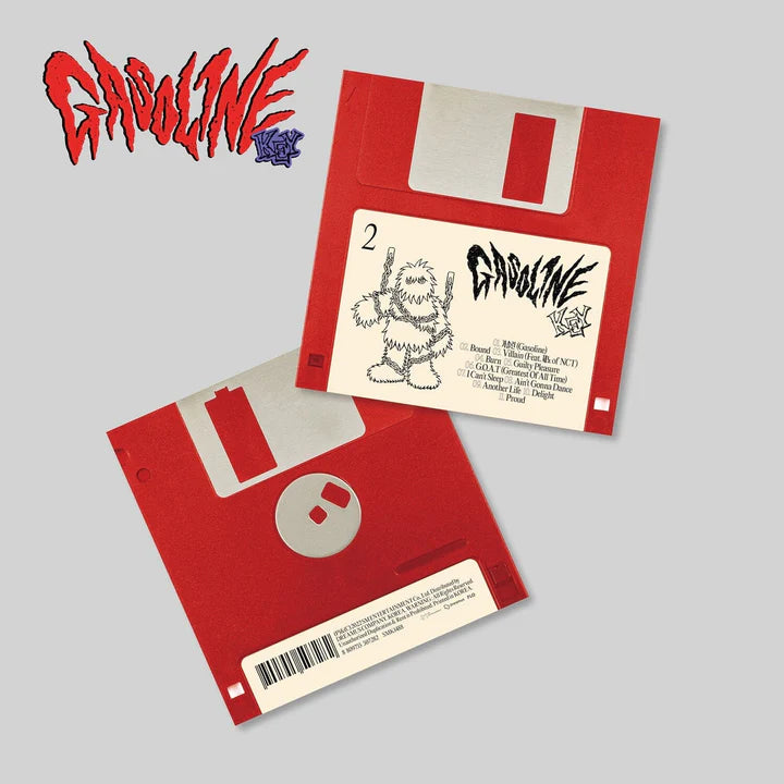 KEY - SHINee - 2ND ALBUM - GASOLINE (FLOPPY VER.)