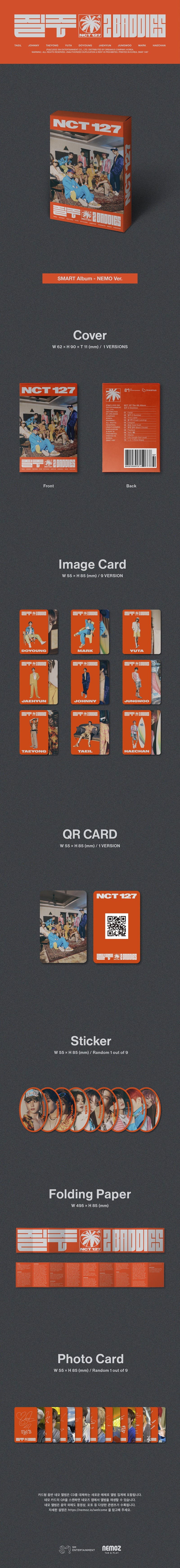 NCT 127 - 4TH ALBUM '질주' - 2 BADDIES (NEMO VER.)