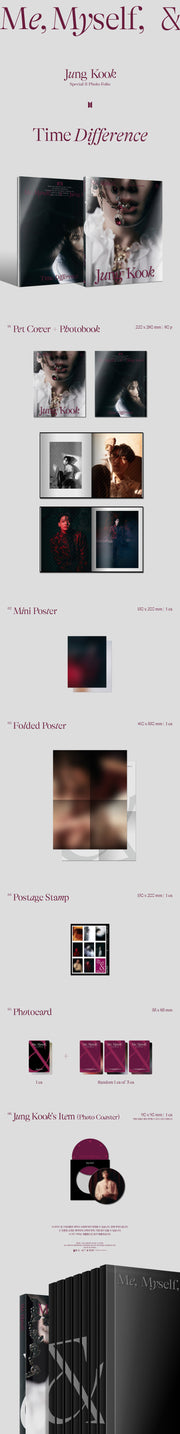 Jung Kook [BTS] - Special 8 Photo-Folio Me, Myself, and Jung Kook ‘Time Difference’ - Oh Seoul Happy Photobook