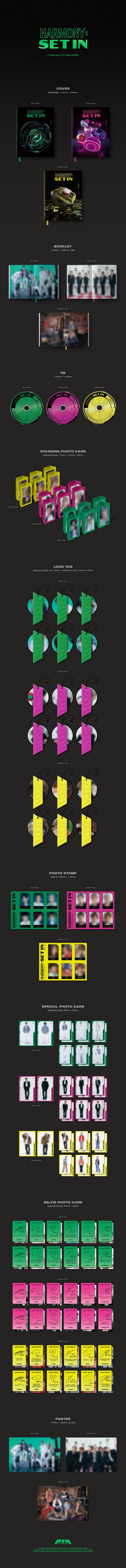 P1HARMONY - 5TH MINI ALBUM - HARMONY : SET IN