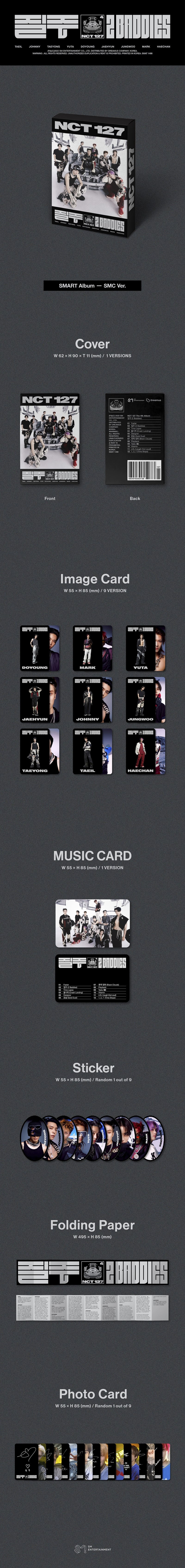 NCT 127 - 4TH ALBUM '질주' - 2 BADDIES (SMC VER.)