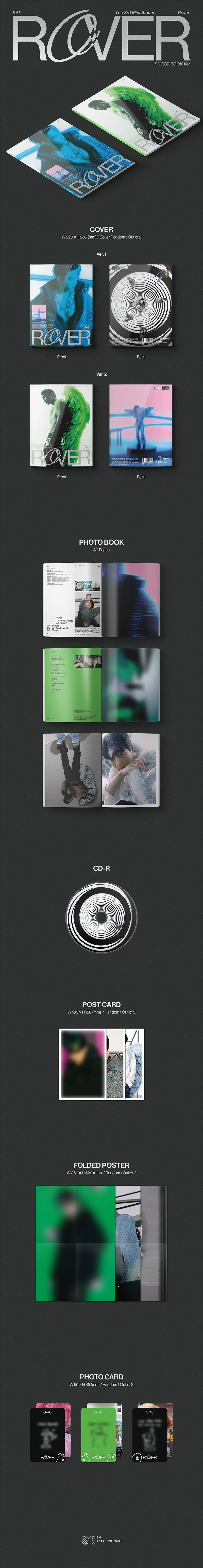 EXO - KAI - 3RD MINI ALBUM - ROVER (PHOTOBOOK VER.)